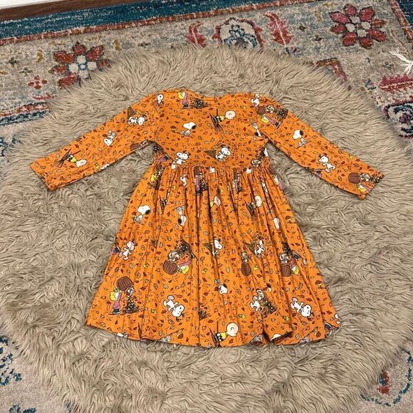 Charlie Brown Peanuts Fall Thanksgiving Dress size 14-16 - Picture 3 of 4